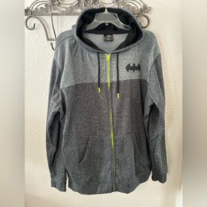 Batman Full Zip Front Hoodie Jacket